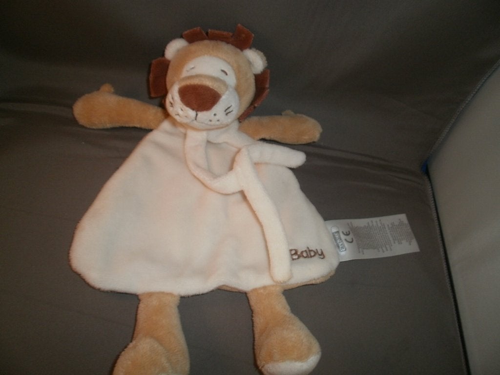kik ergee leeuw met speen lus bruin/crème/wit velours 27 cm, Overige merken, Nieuw, Ophalen of Verzenden, Middelgroot (20 tot 80 cm)