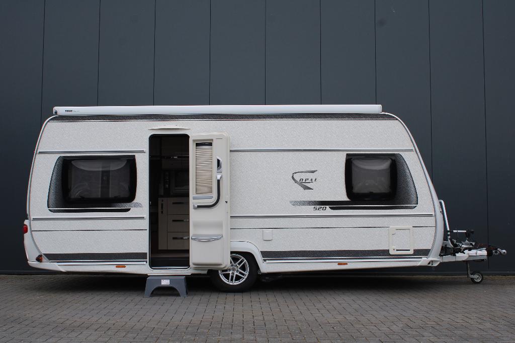 Fendt Opal 520 Airco|Mover|Luifel|Fietsenrek|Rondzit|2021, Caravans en Kamperen, Omvormbare zithoek, Rondzit, Bedrijf, Fendt
