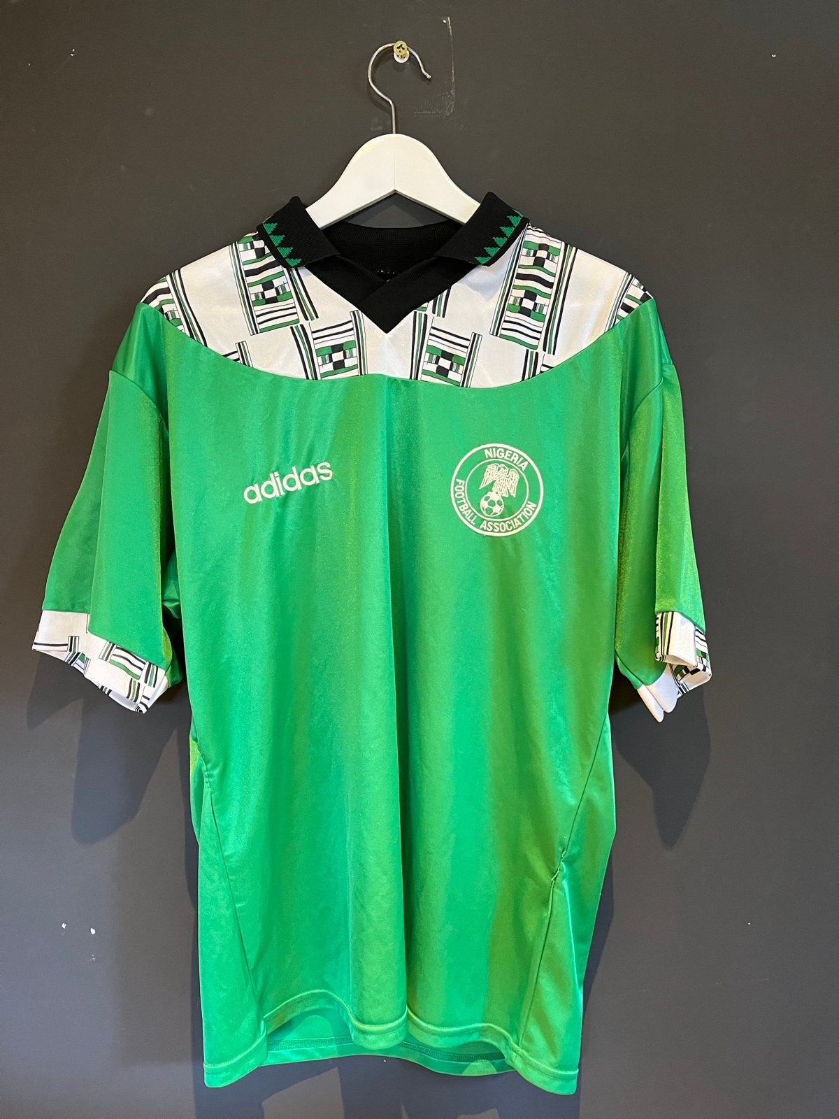 Vintage origineel Nigeria shirt 1994 Adidas, Verzenden, Gebruikt, Buitenlandse clubs, Shirt