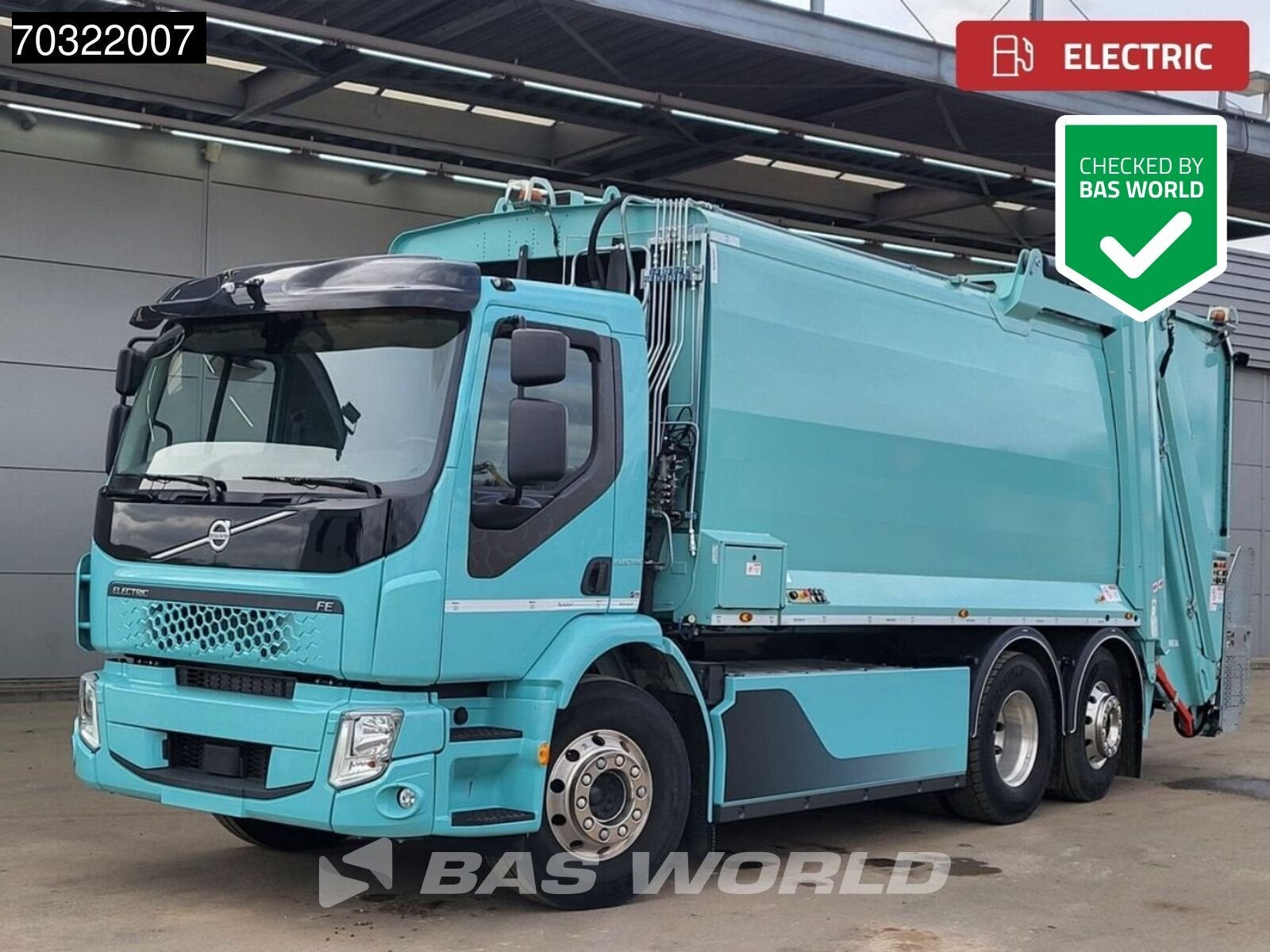 Volvo Electric 6X2 100% Electric 4x66Kw 20m3 OMB Legend E24, Automaat, Euro 6, 600 pk, Bedrijf