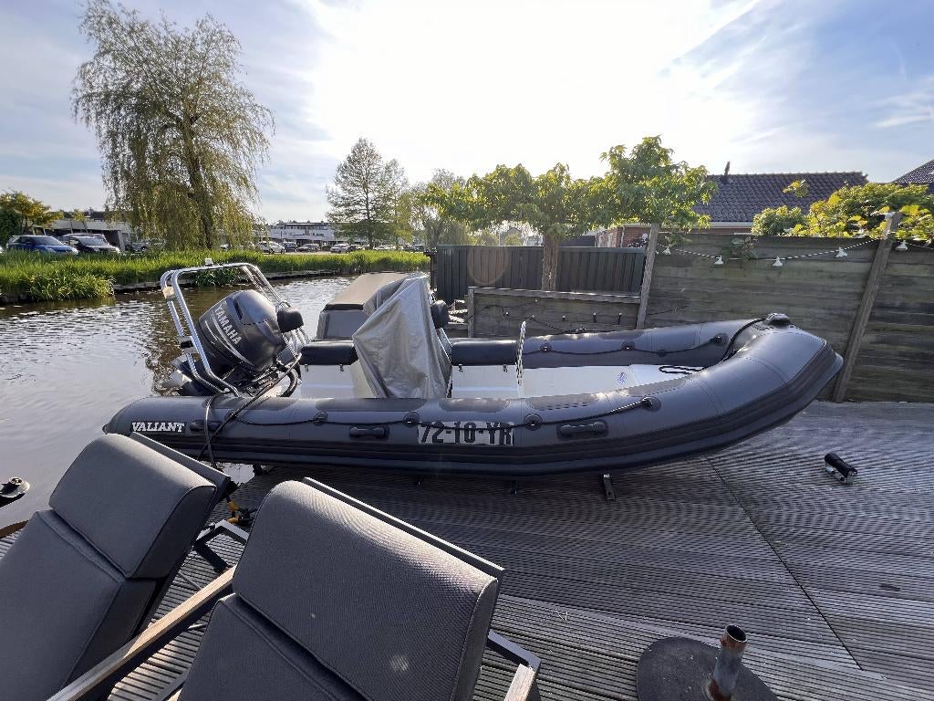 Krachtige Valiant520DR RIB met 80PK Yamaha Fourstroke, Gebruikt, 70 tot 120 pk, Benzine, Overige materialen