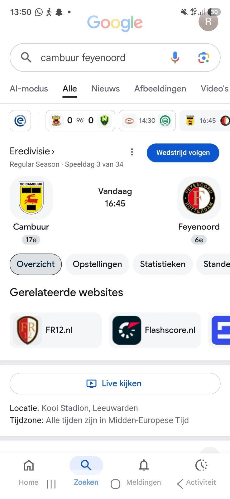 GEZOCHT KAARTJE NOORD, Eén persoon, September