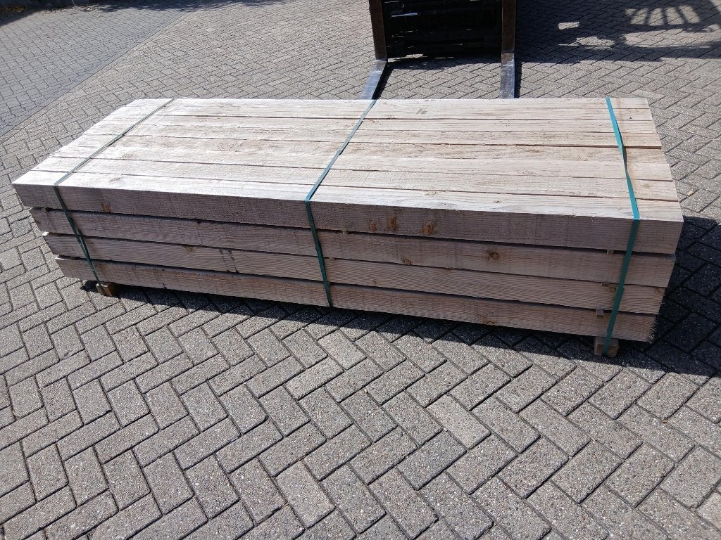 Partij 32 stuks 12x12x250cm Douglas palen ( vergrijst), Tuin en Terras, Palen, Balken en Planken, Ophalen, Nieuw, 250 cm of meer