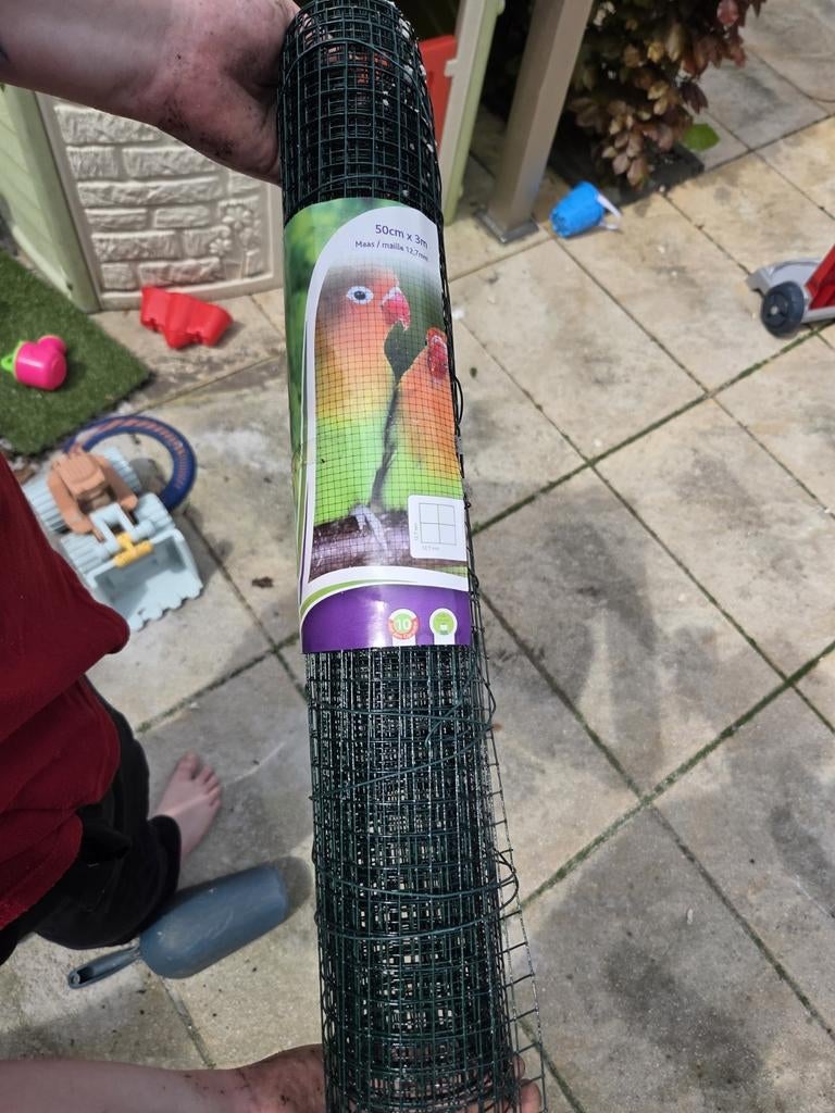Nieuw Groen Tuingaas 50cm x 2m - Fijnmazig, Tuin en Terras, Gaas en Draad, Ophalen, Nieuw, Minder dan 10 meter