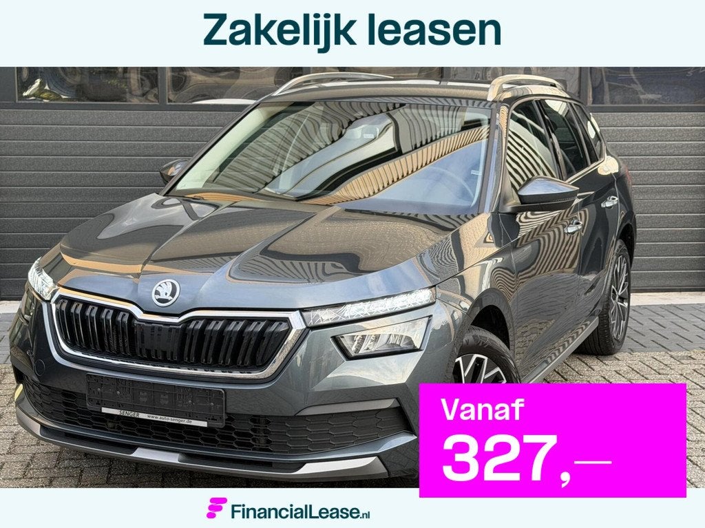 Skoda Kamiq 1.0 TSI Business Edition | DSG | Virtual | Rijk!, Gebruikt, Met garantie (alle), 116 pk, Leder