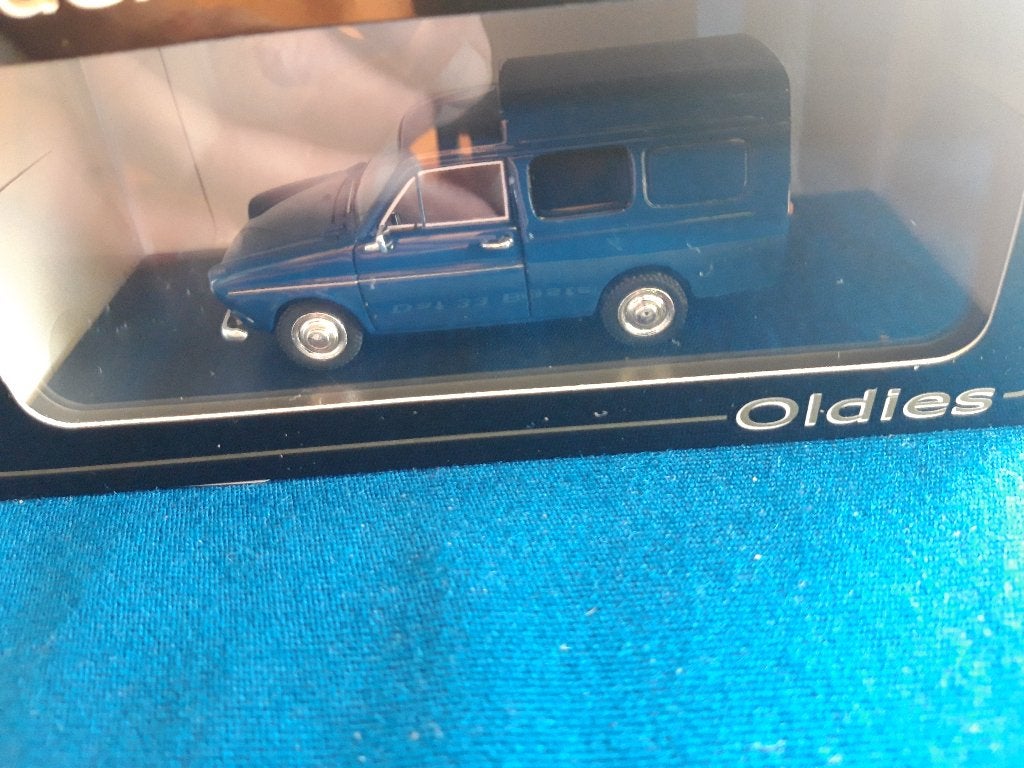 Daf 33 Bestel donkerblauw– Golden Oldies, Hobby en Vrije tijd, Modelauto's | 1:43, Zo goed als nieuw, Auto, Overige merken, Ophalen of Verzenden