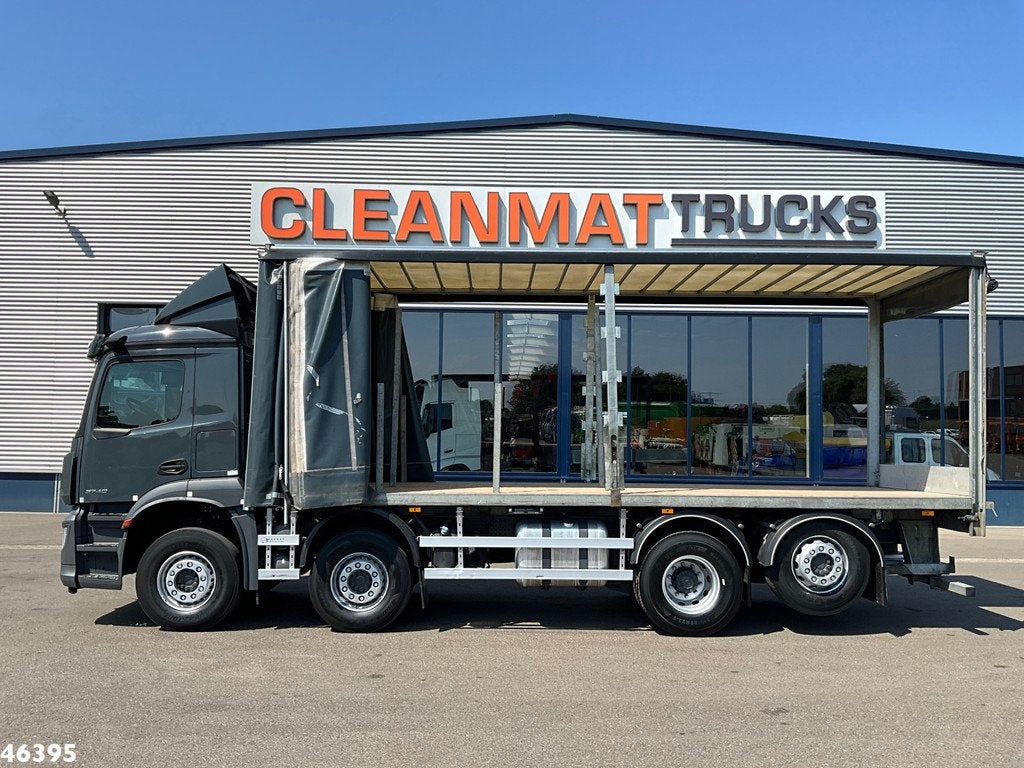Mercedes-Benz Arocs 3740 Euro 6 Schuifzeil met kooiaap aansl, Auto's, Automaat, Parkeercamera, Euro 6, Diesel
