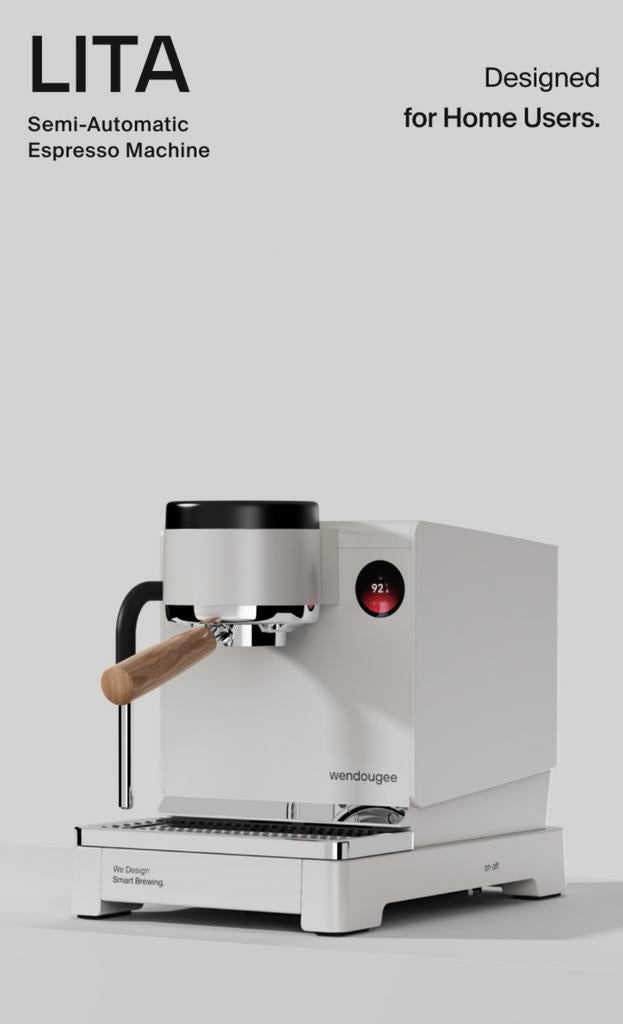 Wendougee LITA BA & LITA LA Espressomachine - flow control, Wendougee, Verzenden, 10 kopjes of meer, Koffiebonen