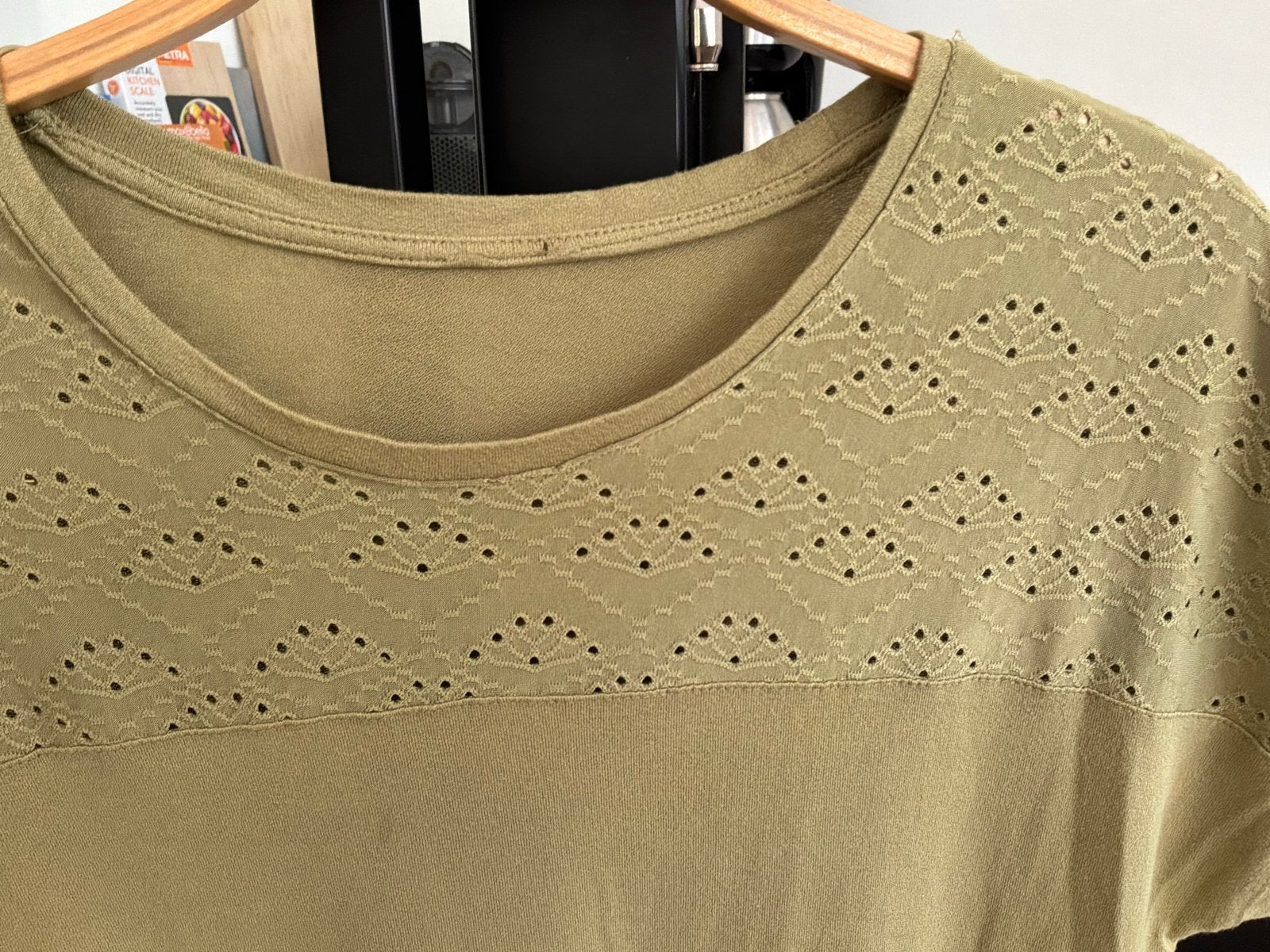 Katoenen tuniek met broderie, maat 40, Kleding | Dames, Tops, Maat 38/40 (M), Ophalen of Verzenden, Zo goed als nieuw, Korte mouw