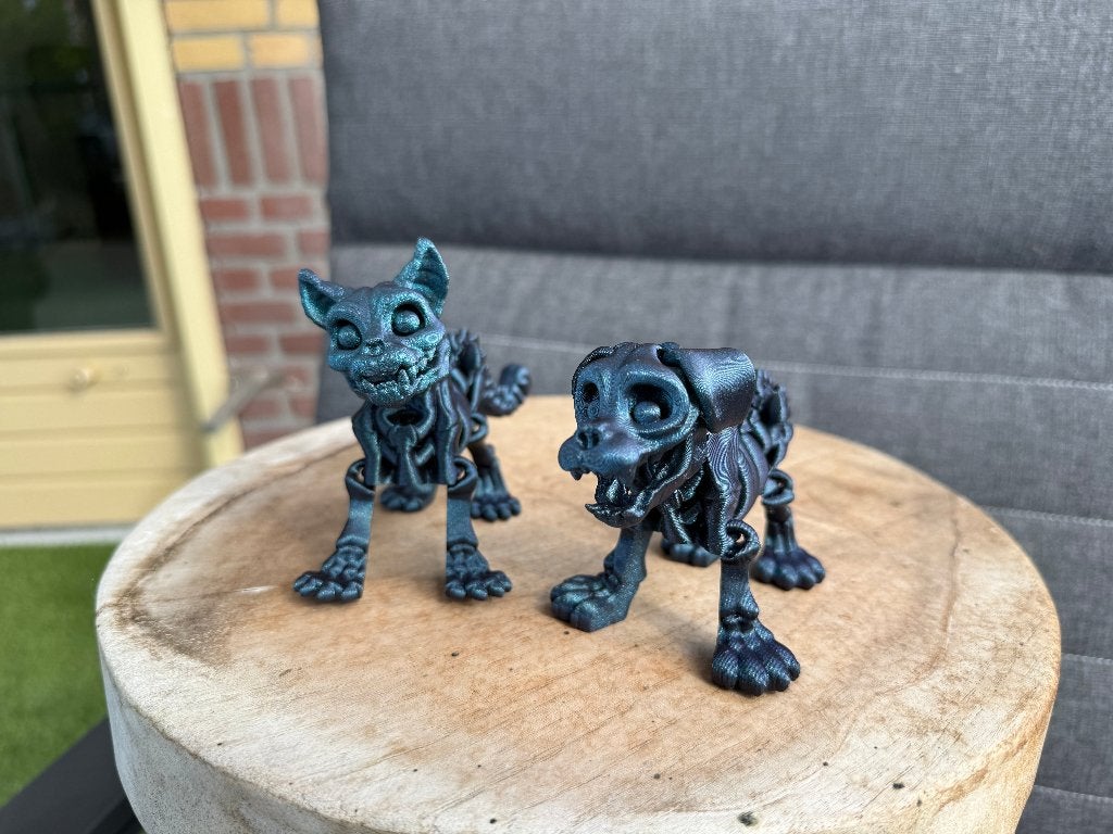 Skelet Kat & Hond – Flexibele Decoratie, Verzenden, Nieuw