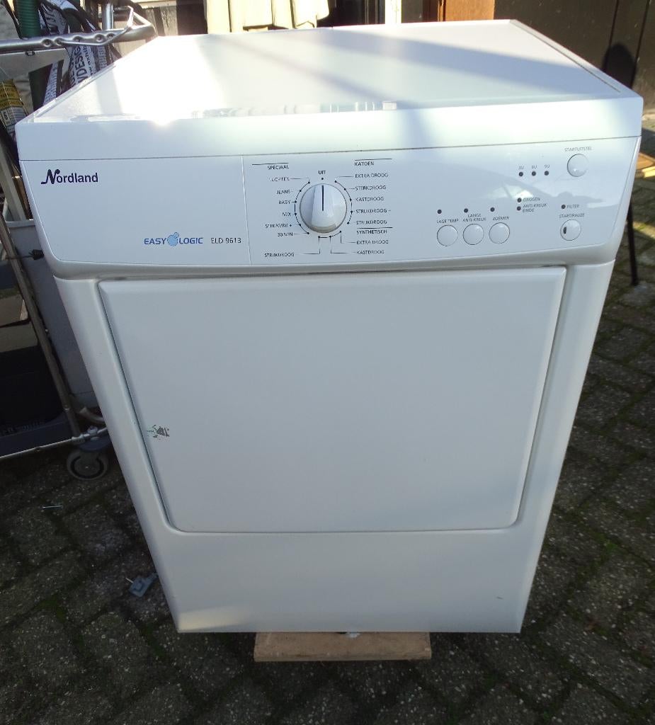 Nordland easy logic droger, Ophalen, Gebruikt, Condens, 85 tot 90 cm