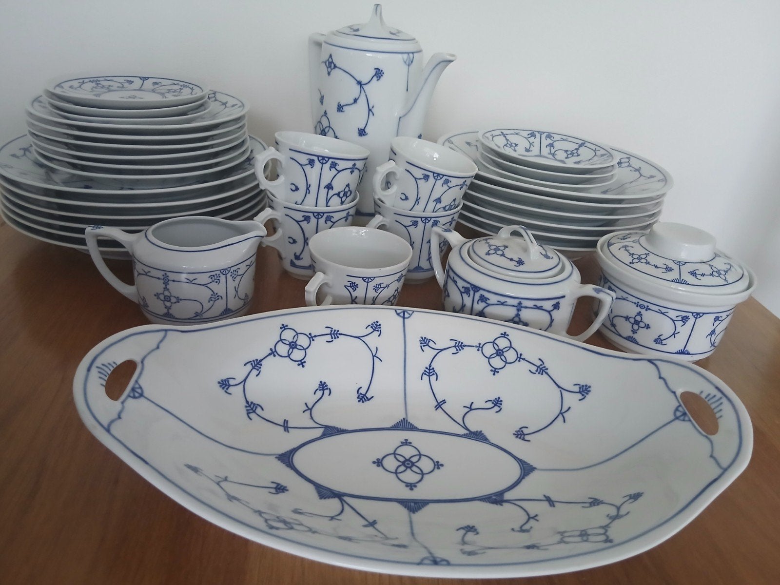 Blau Saks Jäger Eisenberg porselein servies of onderdelen, Ophalen, Overige merken, Klassiek, Zo goed als nieuw