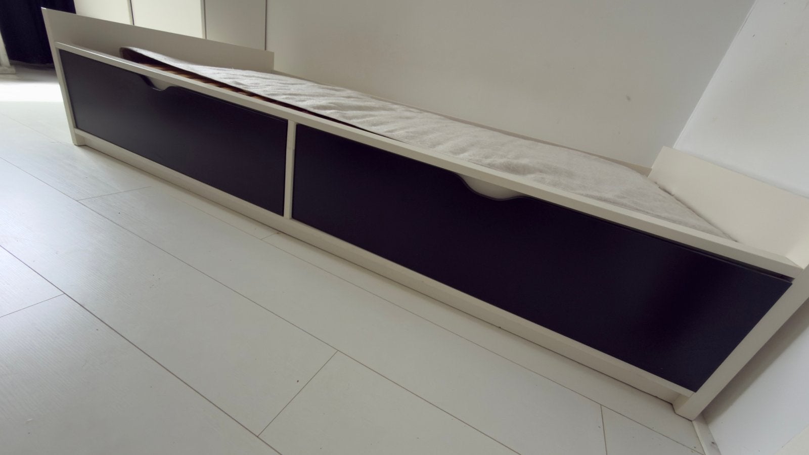 IKEA FLAXA 1 persoonsbed met lades, Ophalen, Gebruikt, 90 cm, Eenpersoons