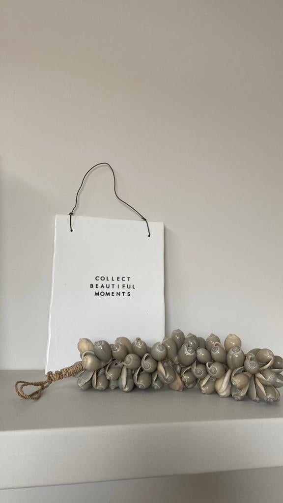 Boho / Ibiza Schelpenhanger, Beige, Boho, Nieuw, Ophalen of Verzenden