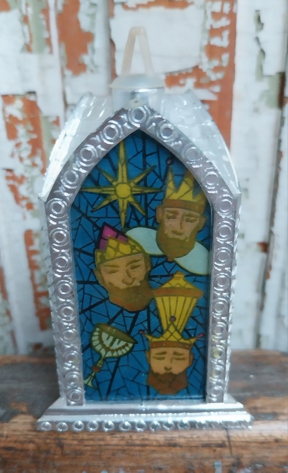 Vintage kerst ornament voor in kerstboom, Ophalen of Verzenden, Gebruikt