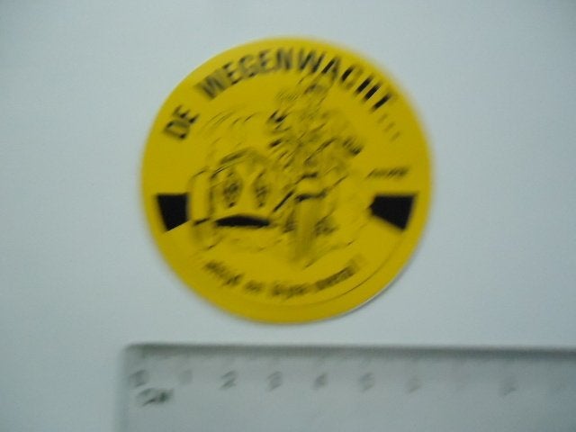 sticker oud ANWB Wegenwacht origineel motorfiets zijspan, Verzenden, Zo goed als nieuw, Bedrijf of Vereniging