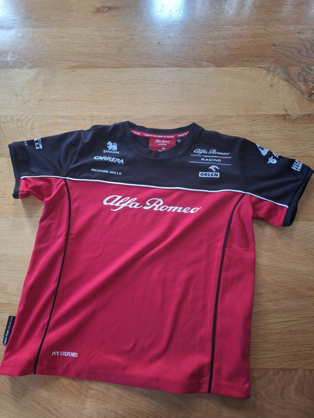 Alfa Romeo officieel racing shirt maat 134-140, Kinderen en Baby's, Ophalen of Verzenden, Gebruikt, Jongen of Meisje