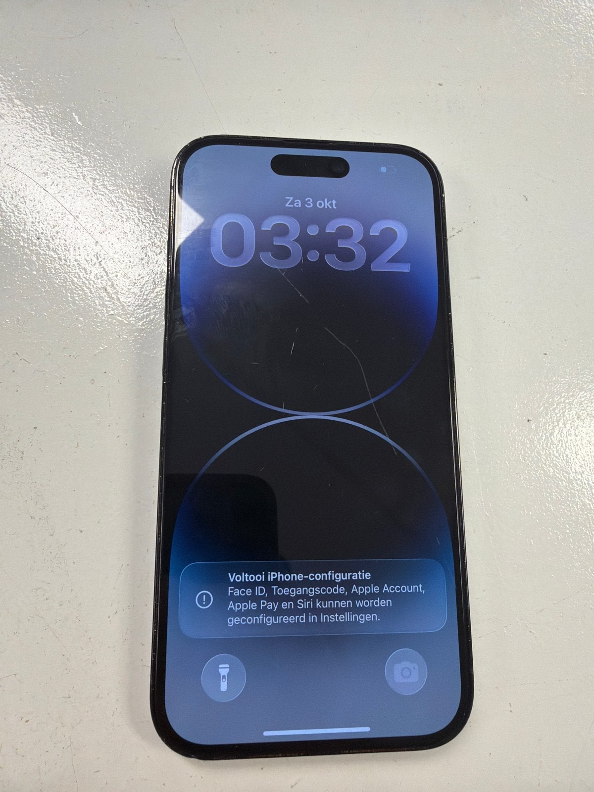 iPhone 14 Pro 512GB e-sim - Kras in scherm, batterij 78%, 512 GB, 78 %, Ophalen of Verzenden, Zonder simlock