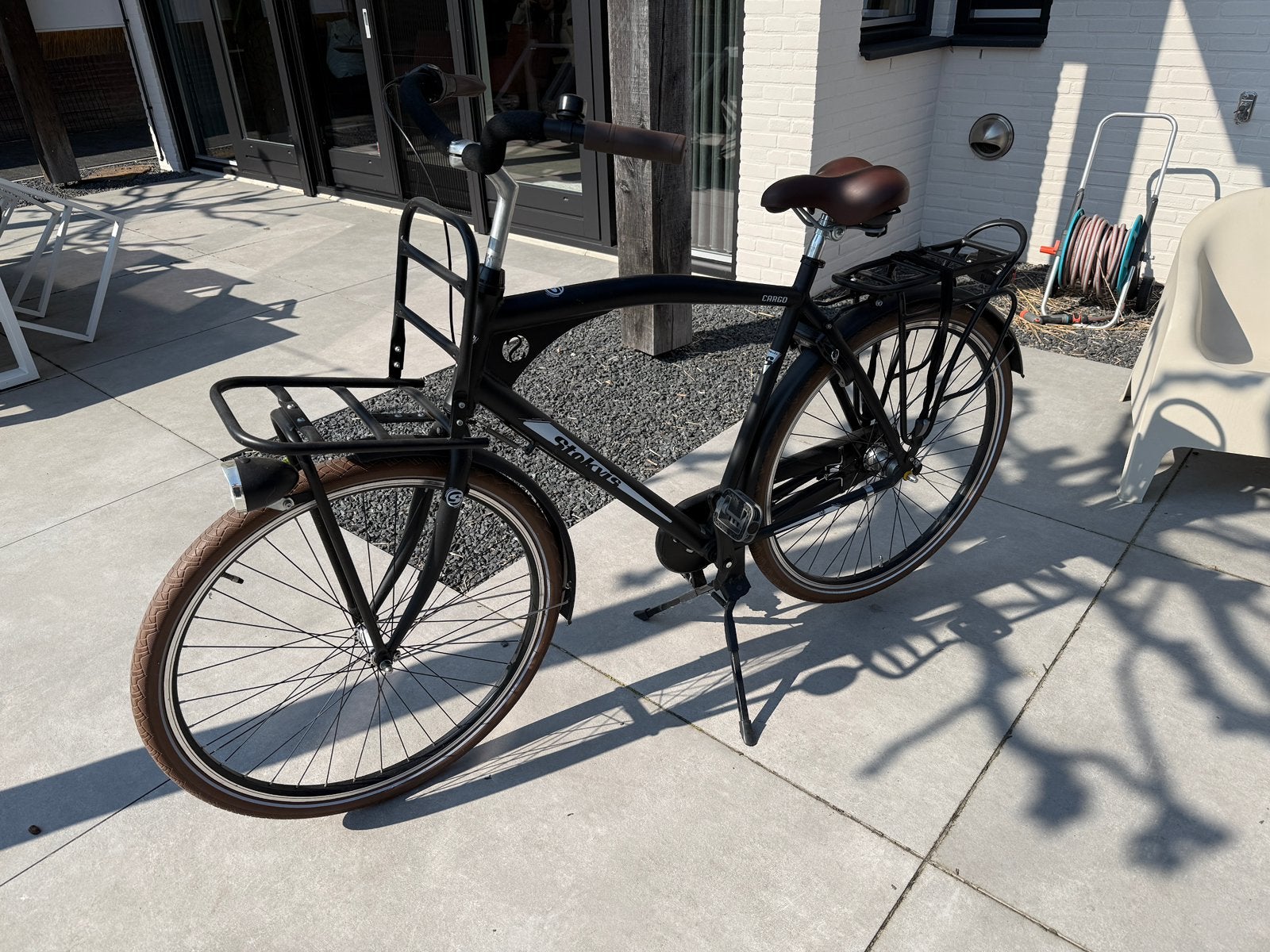 Fiets stokvis met versnellingen, 55 cm of meer, Ophalen, Zo goed als nieuw, Minder dan 10 versnellingen