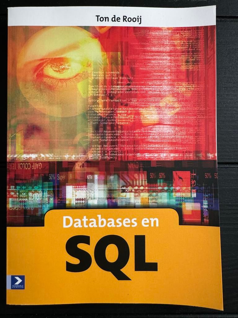 Databases en SQL - Ton de Rooij, Verzenden, Zo goed als nieuw, Overige onderwerpen