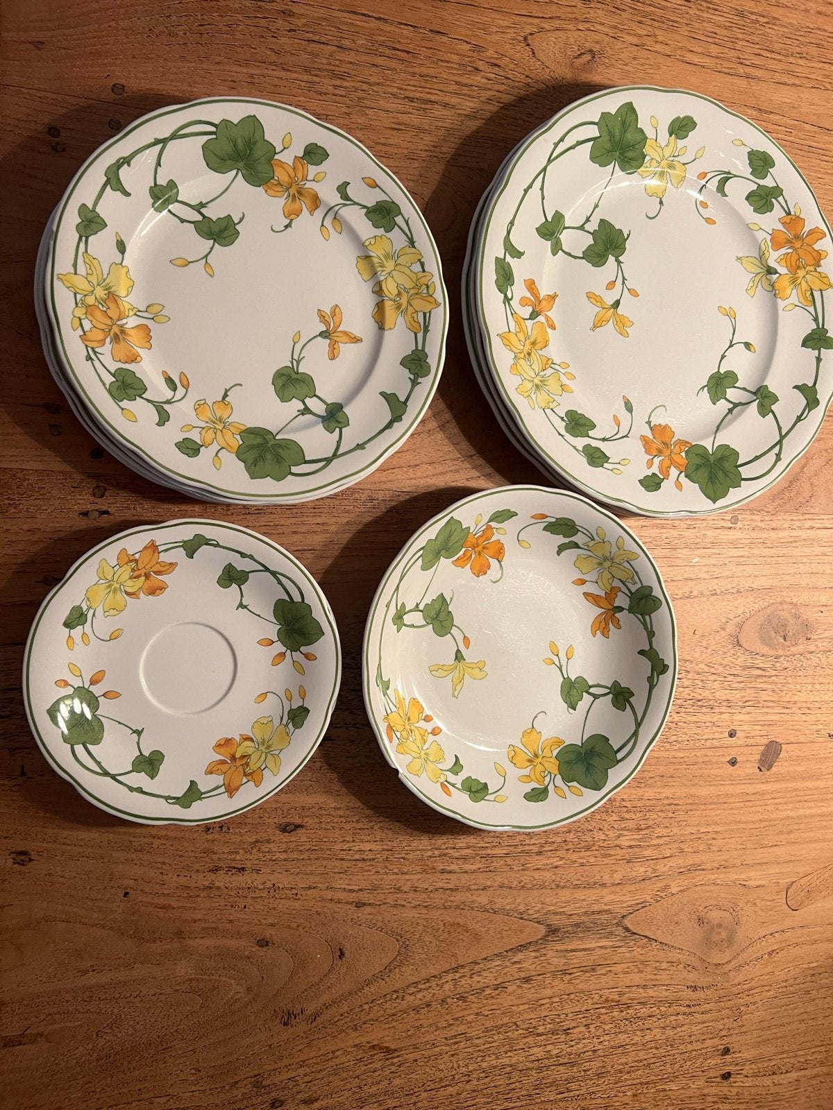 Villeroy & Boch Geranium borden en schotels, Gebruikt, Klassiek, Villeroy & Boch, Ophalen of Verzenden