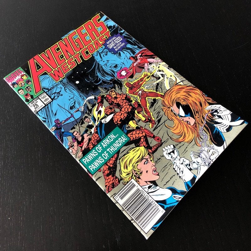 Avengers West Coast Vol.2 #75 N (1991) VF+ (8.5), Eén comic, Amerika, Marvel Comics, Ophalen of Verzenden