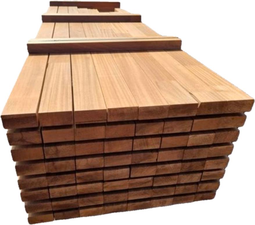 Hardhouten balken geschaafd 5.6x11.5 cm - nr: HB716, Tuin en Terras, Palen, Balken en Planken, Ophalen, Nieuw, Hardhout, 250 cm of meer