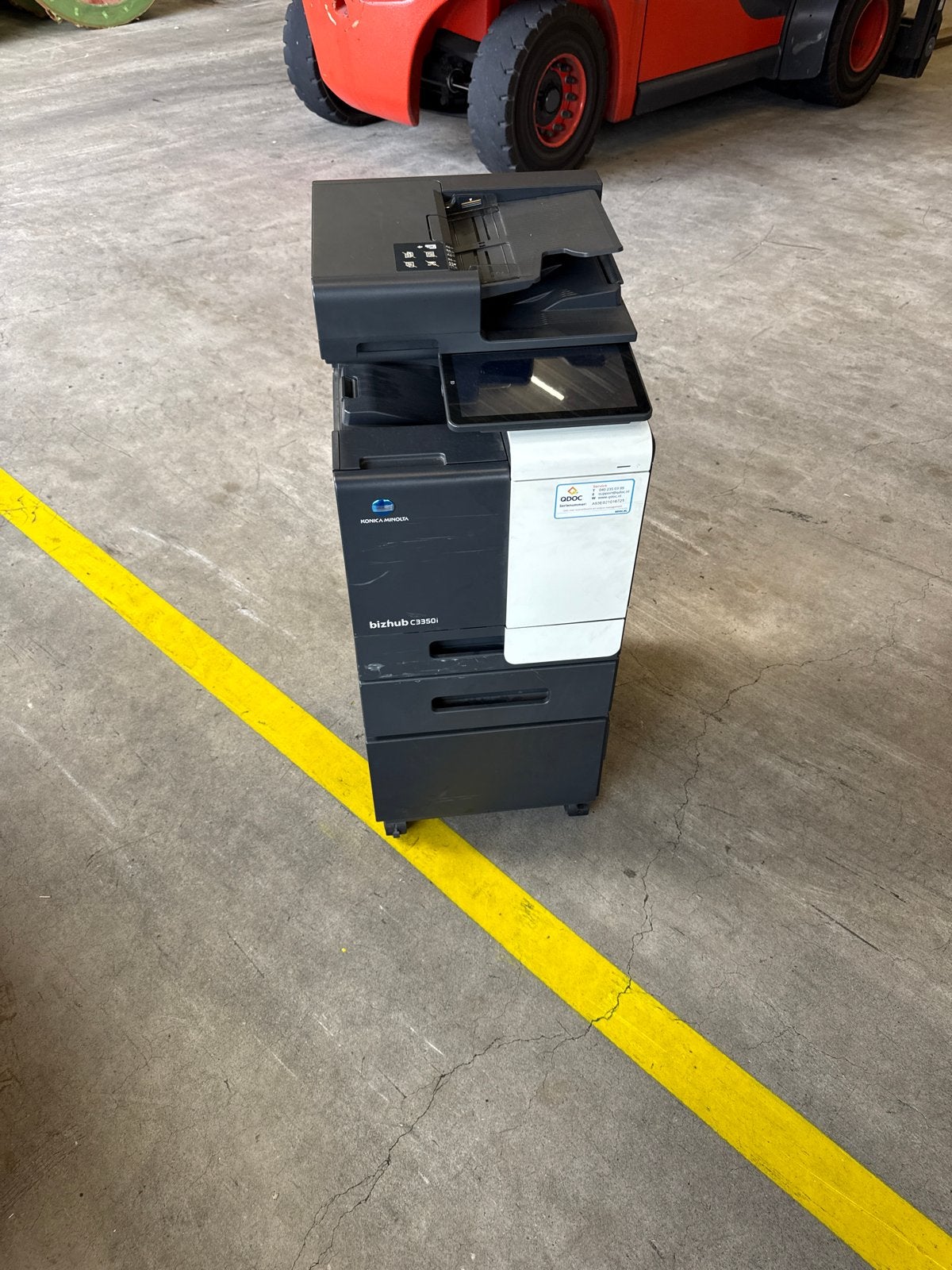 Konica Minolta bizhub C3350 All-in-One Laserprinter defecte, Computers en Software, Ophalen, Gebruikt, All-in-one, Kleur printen
