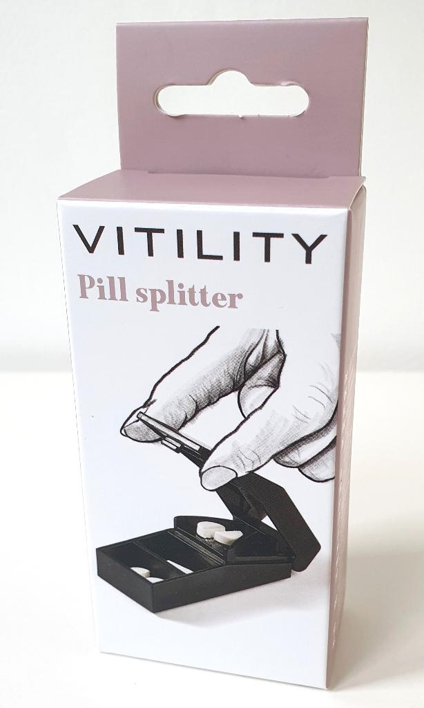 Vitility Pill splitter, tabletsplijter, pillensnijder: nieuw, Diversen, Verpleegmiddelen, Nieuw, Verzenden
