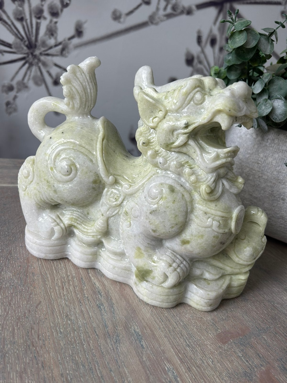 Lemon jade carving, Ophalen of Verzenden, Zo goed als nieuw
