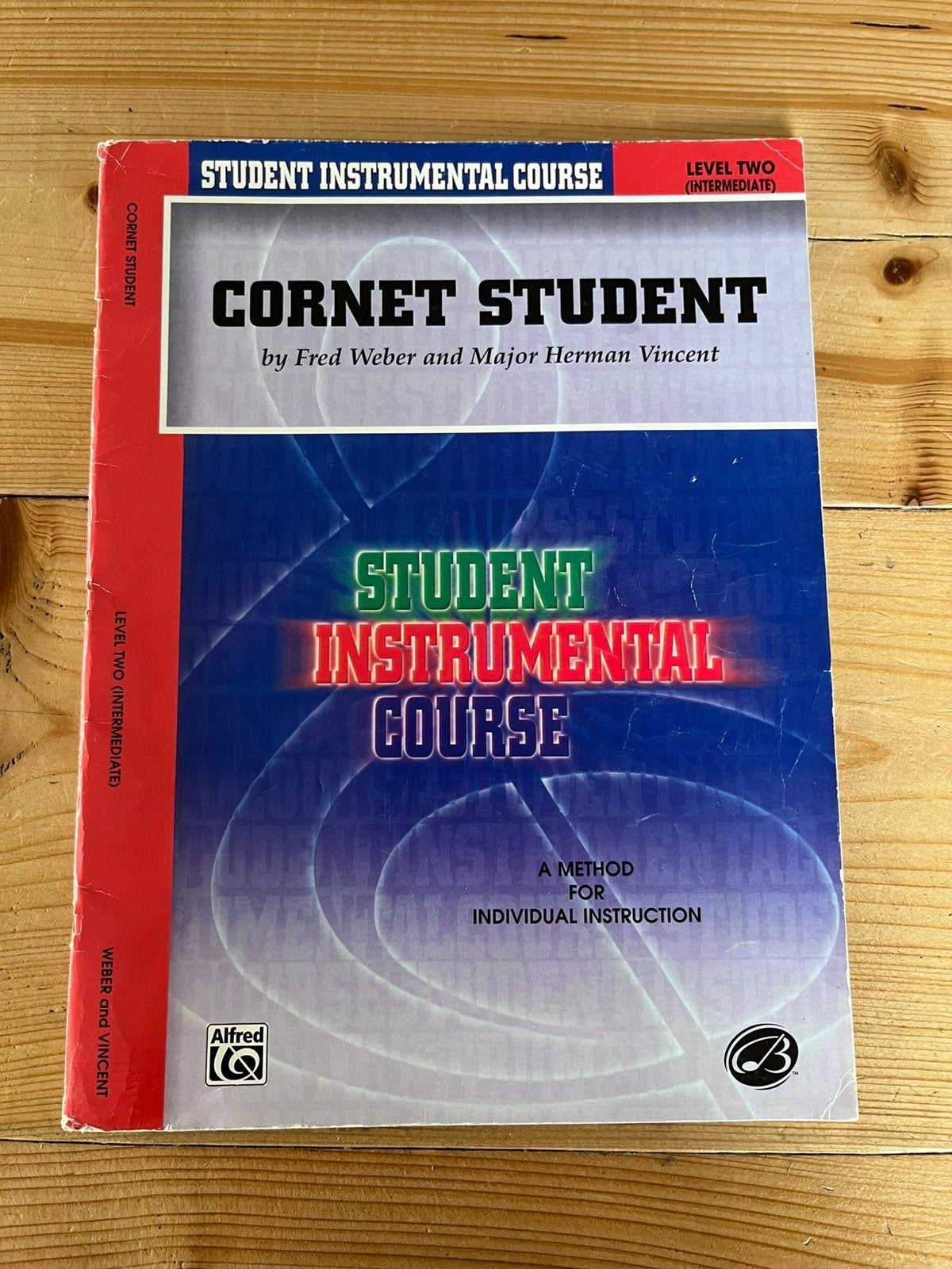 Cornet student, lesboek muziekboek trompet cornet bariton, Klassiek, Les of Cursus, Ophalen of Verzenden, Zo goed als nieuw