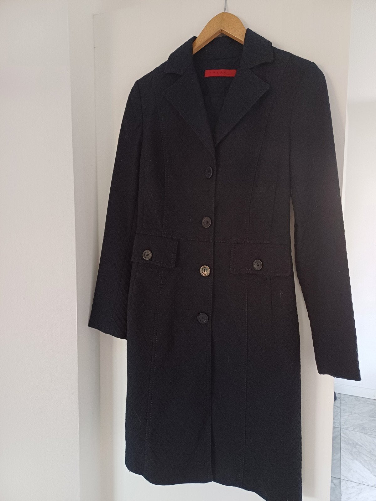 Hallhuber jas maat 36 nieuwstaat, Kleding | Dames, Zwart, Ophalen of Verzenden, Zo goed als nieuw, Maat 36 (S)