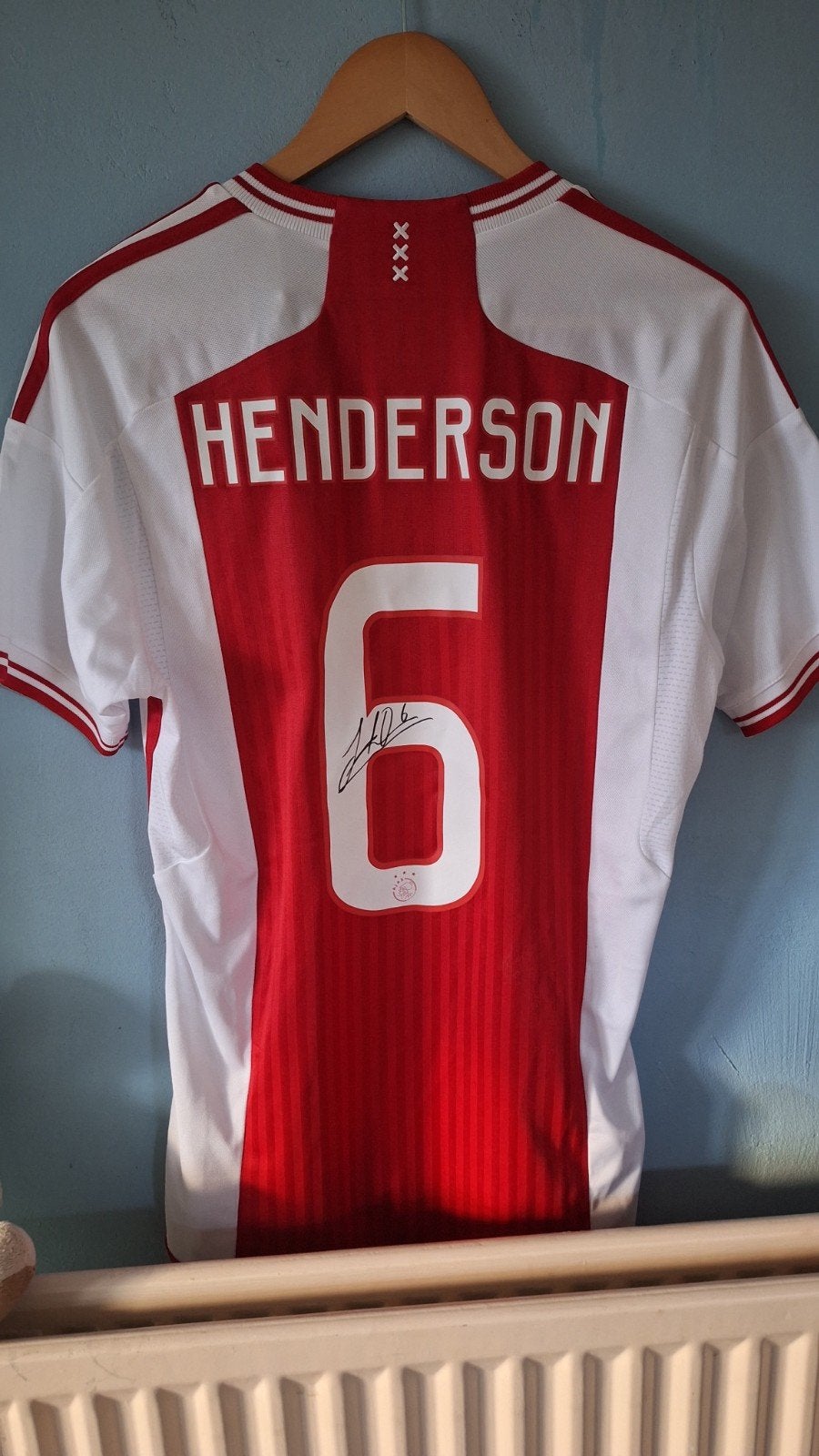 Gesingeerd Ajax shirt Jordan Henserson, Overige maten, Ophalen of Verzenden, Zo goed als nieuw, Adidas
