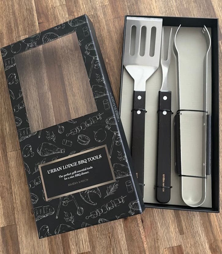 NIEUW - Urban Lodge BBQ Tools - Riviera Maison BBQ set, Ophalen, Nieuw