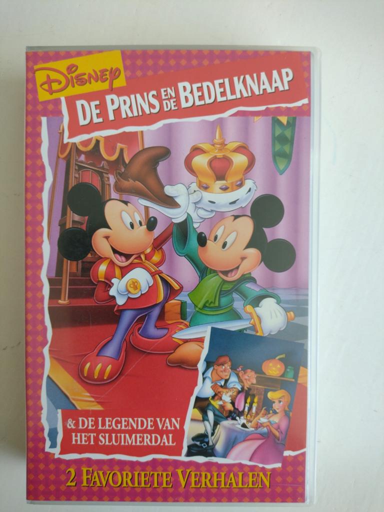 Disney VHS: De Prins en de Bedelknaap, Cd's en Dvd's, VHS | Film, Alle leeftijden, Ophalen of Verzenden, Nieuw in verpakking, Actie en Avontuur