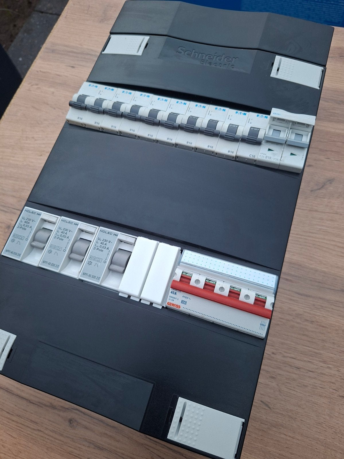 Schneider Groepenkast 10 Groepen met Kookgroep 3-Fase, Ophalen of Verzenden, Nieuw, Schneider Electric, Groepenkast