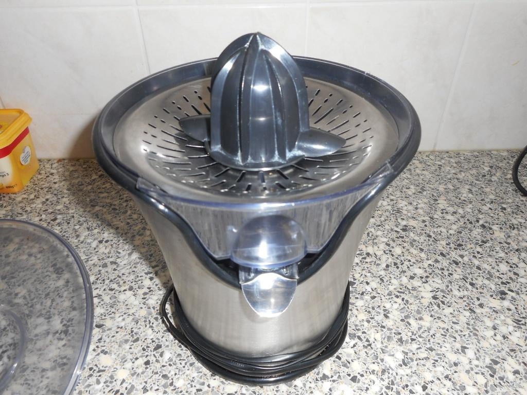 Sinaasappel pers, Witgoed en Apparatuur, Juicers, Ophalen, Zo goed als nieuw, Elektrisch, Citruspers