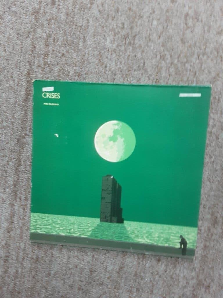 vinyl lp Mike Oldfield crisis, Cd's en Dvd's, Vinyl | Rock, LP, Gebruikt, Originele persing, Ophalen of Verzenden