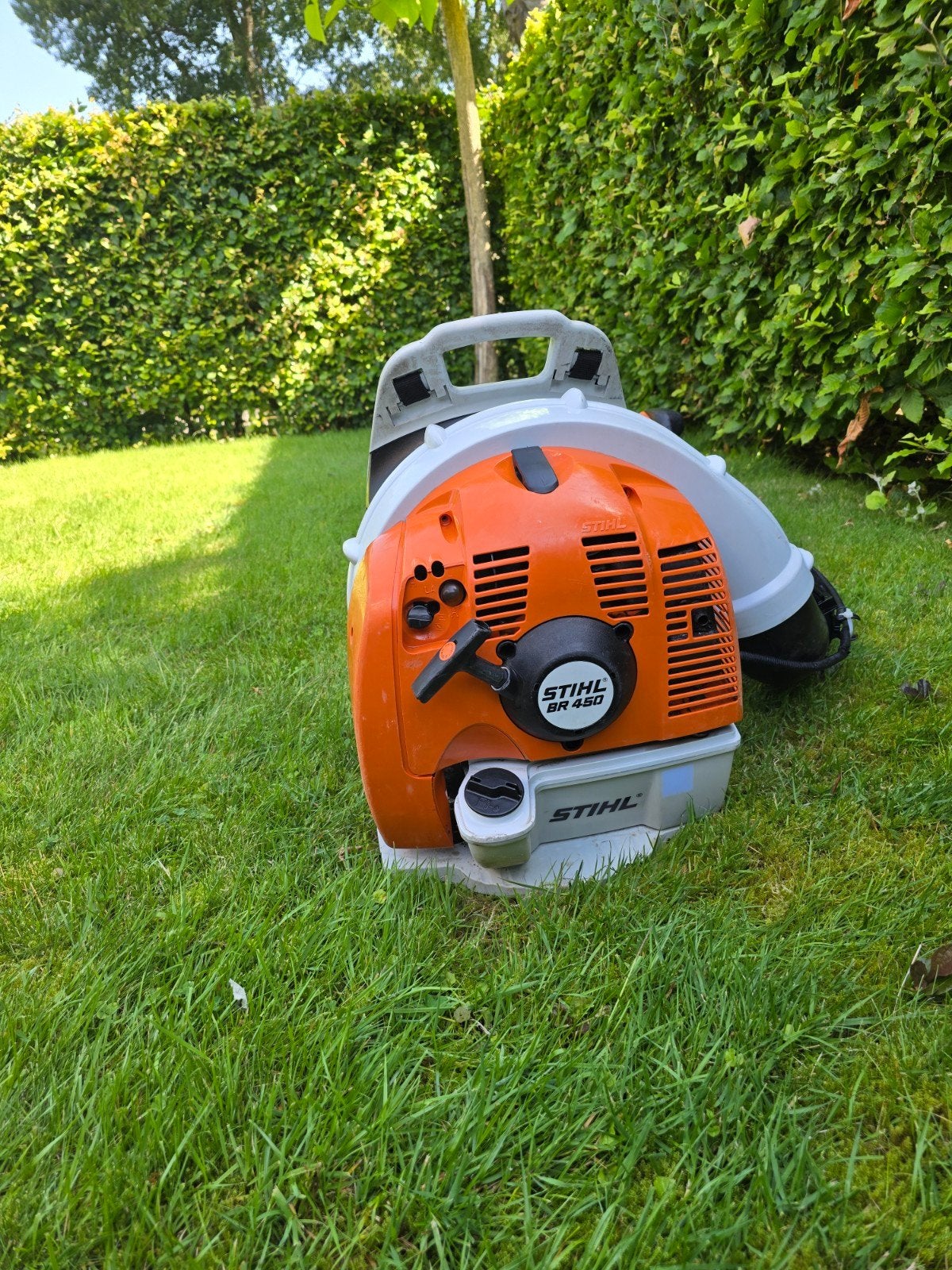 Stihl BR450 bladblazer br 450, Tuin en Terras, Hand-tuingereedschap, Ophalen, Gebruikt, Stihl