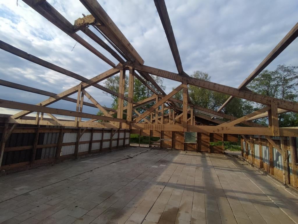 Houten spanten voor constructie, Doe-het-zelf en Verbouw, Hout en Planken, Ophalen, Gebruikt, Balk, Overige houtsoorten