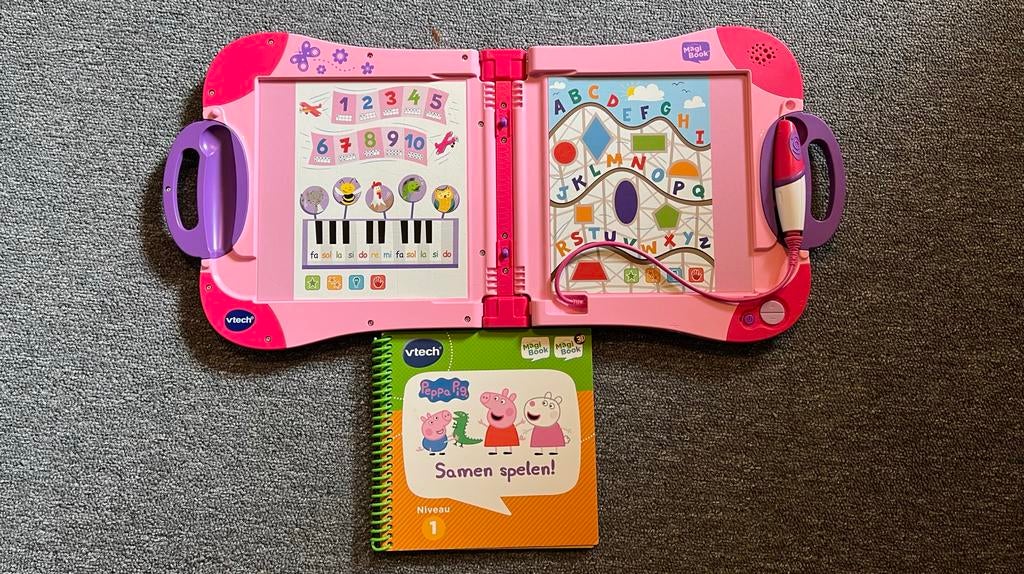 Vtech MagiBook plus activiteitenboek Peppa Pig (1-3 jaar), Ophalen of Verzenden, Gebruikt, 2 tot 4 jaar