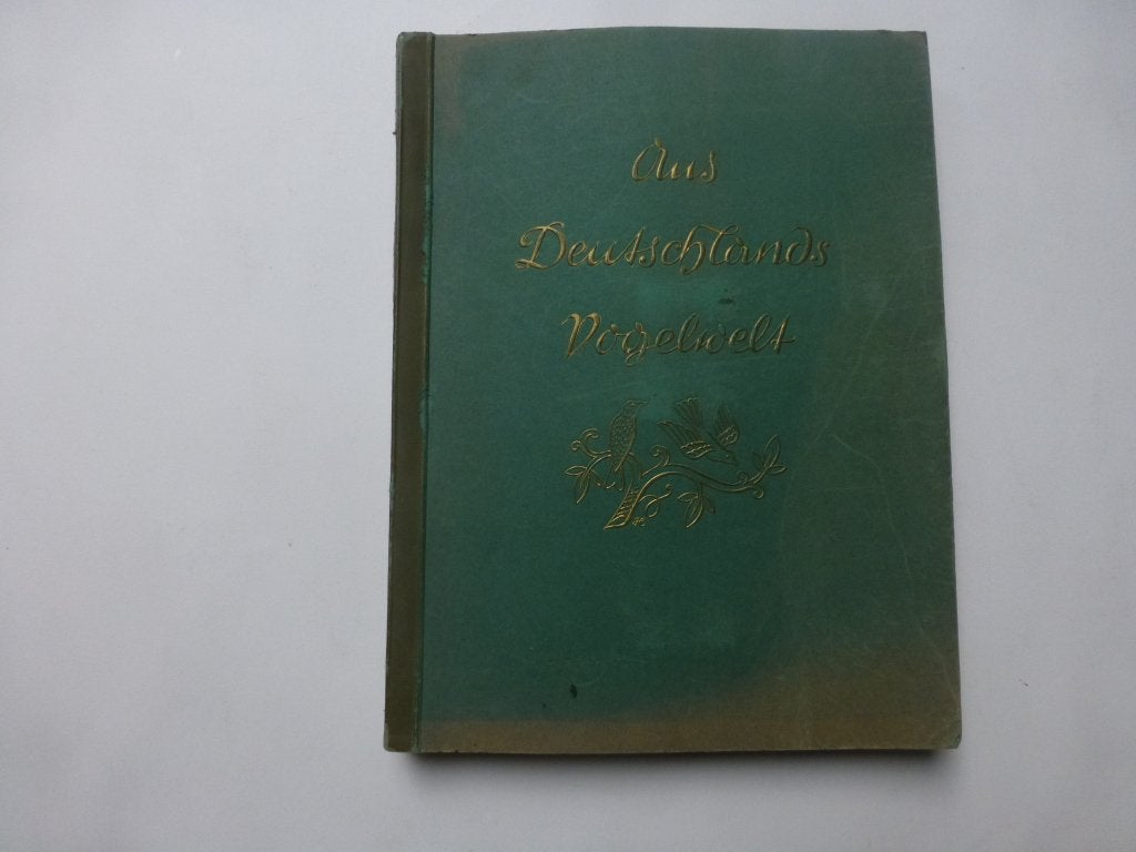 Plaatjesalbum:  Over de Duitse vogelwereld (Groen)  uit 1932, Ophalen of Verzenden, Gelezen, Plaatjesalbum