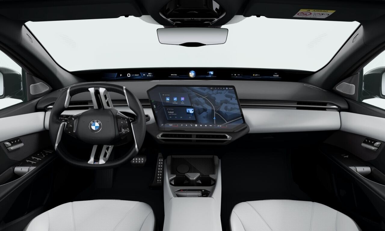 BMW i3 50 xDrive M Sport / Panoramadak / Trekhaak / 3D Head-, Auto's, Automaat, Dealer onderhouden, Zwart, Leder