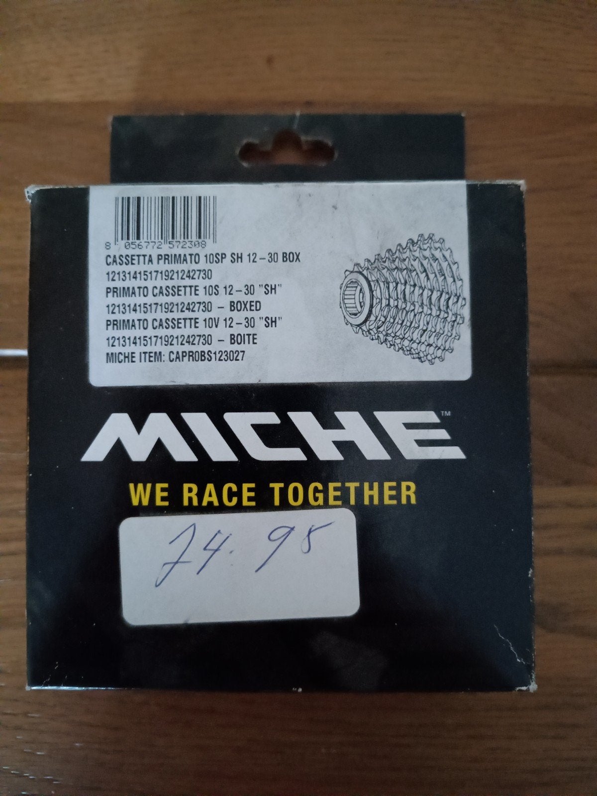 3x nieuwe Miche Primato cassette 10v/10sp Shimano body, Ophalen of Verzenden