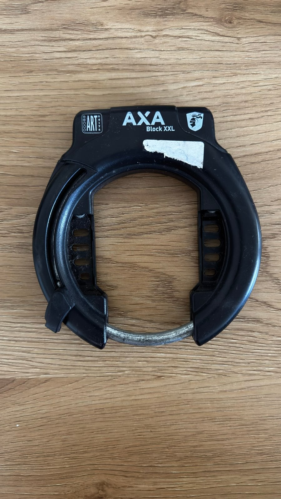 AXA Block XXL achterwiel slot met sleutel, Ophalen of Verzenden, Zo goed als nieuw