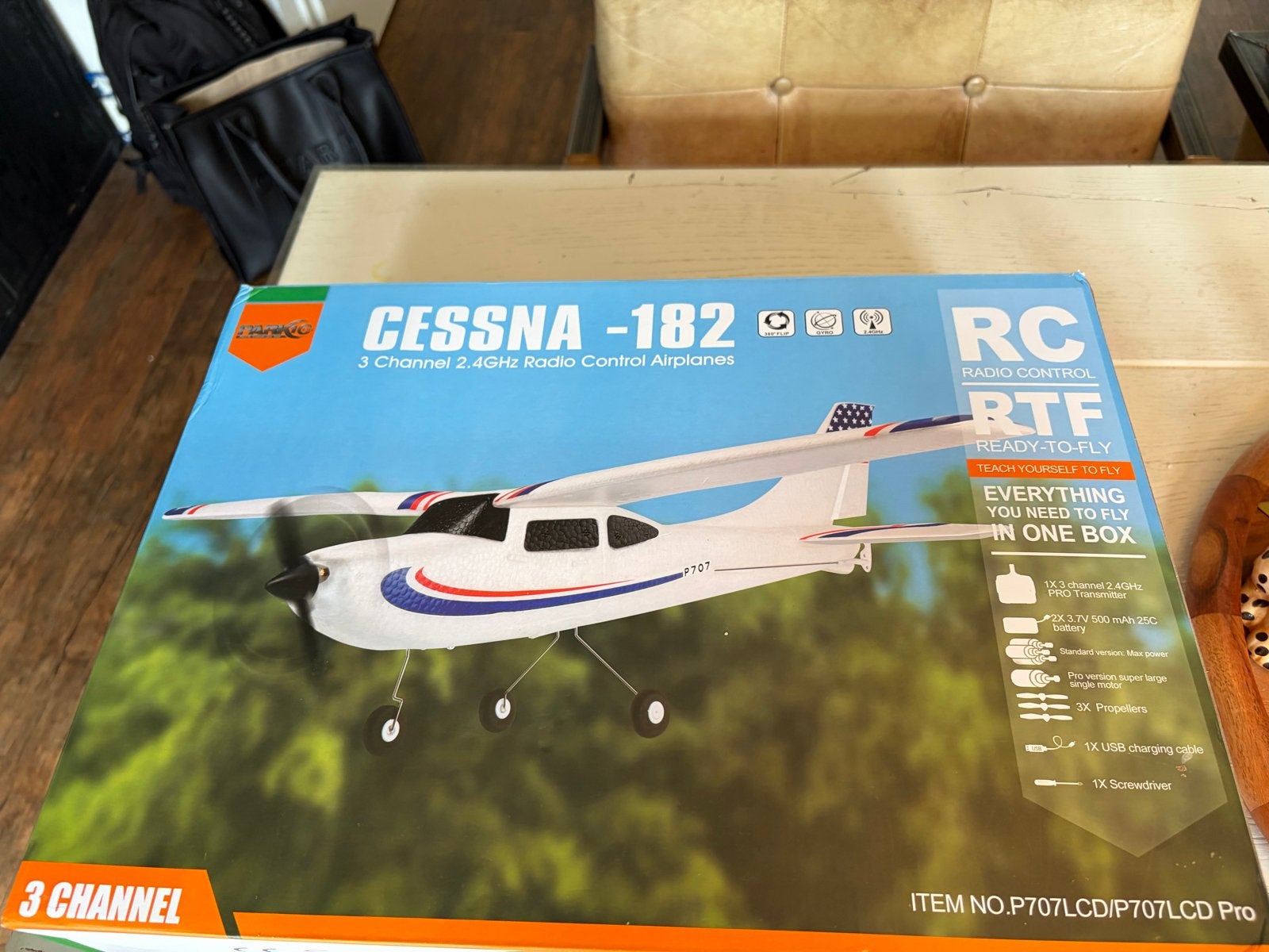 Cessna-182 RC Vliegtuig RTF - Nieuw in doos, Ophalen, Nieuw, Elektro, RTF (Ready to Fly)