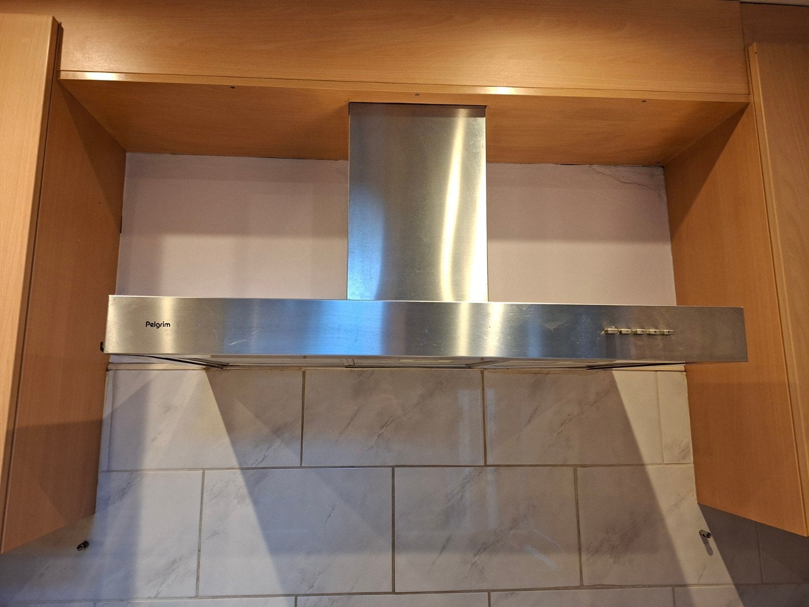 Pelgrim Afzuigkap, Ophalen, Gebruikt, Wandschouwkap, Inbouw