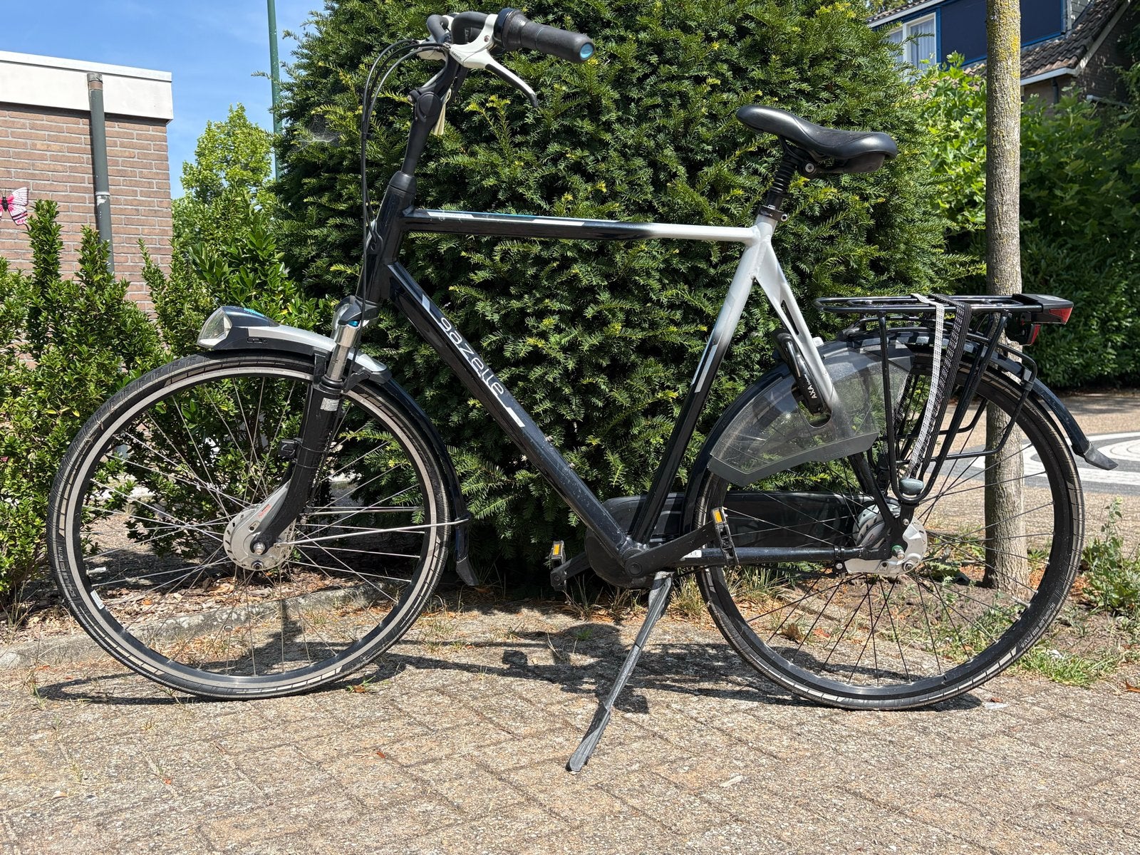 Comfortabele Gazelle Eclipse Comfort herenfiets, Ophalen, Gebruikt, Versnellingen, 57 tot 61 cm