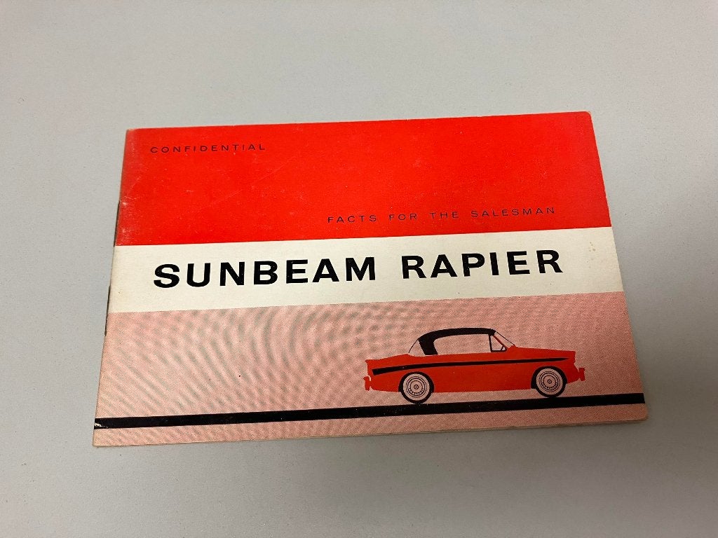 Confidential Sunbeam Rapier, Ophalen of Verzenden, Gelezen