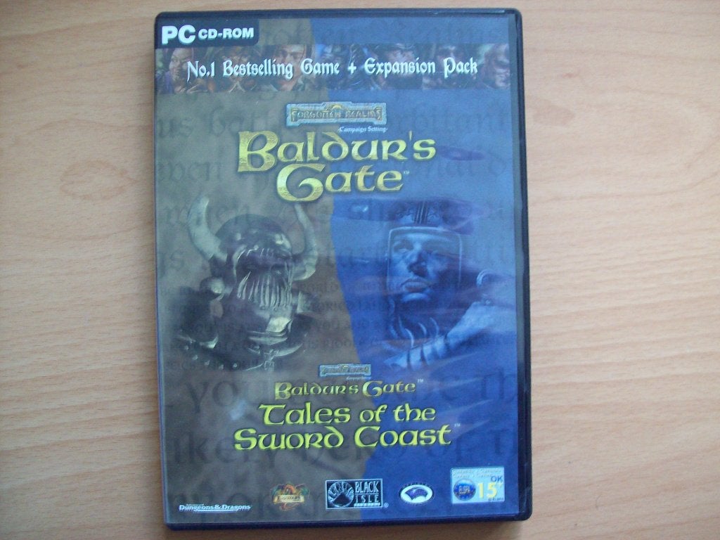 Baldur's Gate + Tales of the Sword Coast (Expansion Pack), 1 speler, Ophalen of Verzenden, Zo goed als nieuw, Role Playing Game (Rpg)